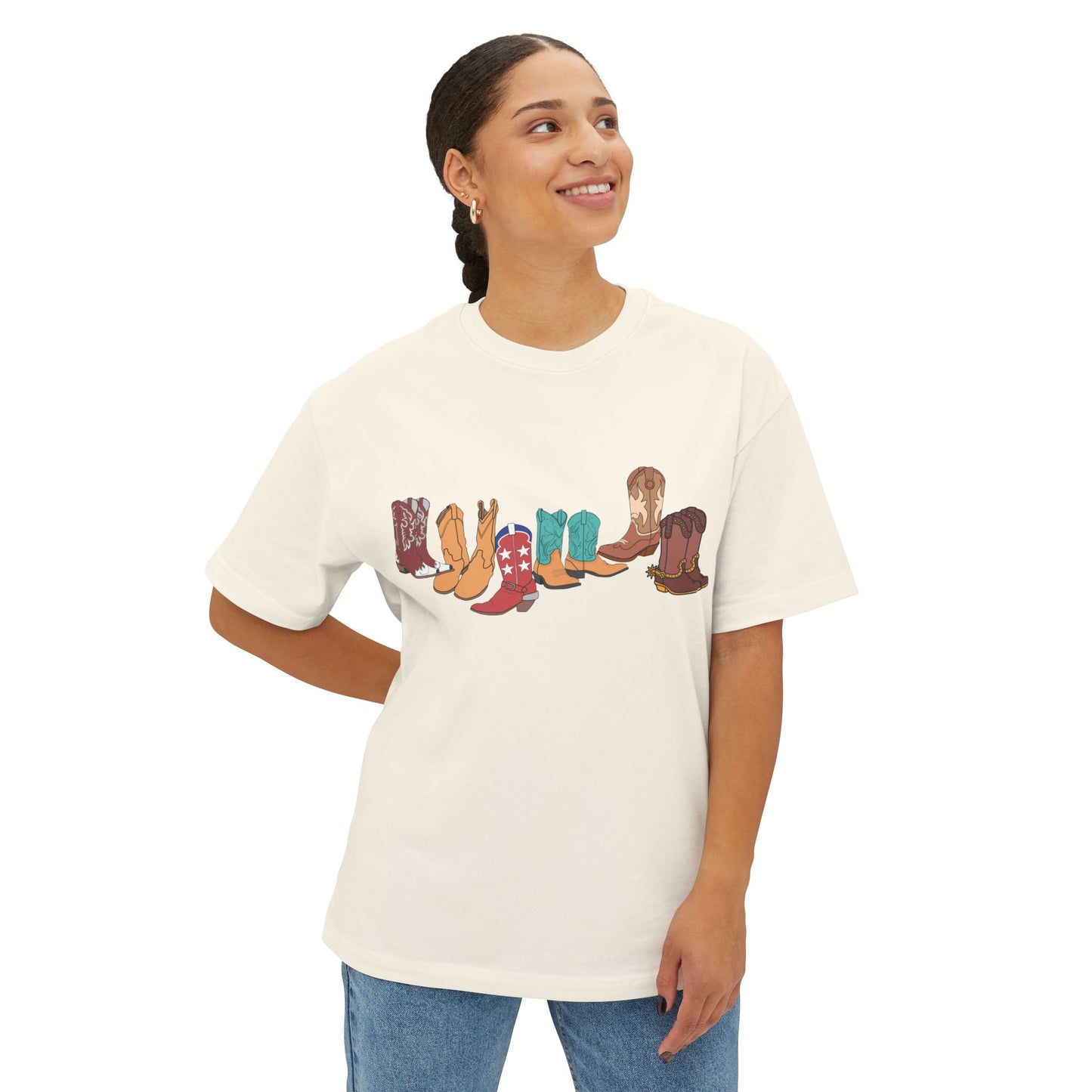 Cowboy Boot Lineup Graphic Tee