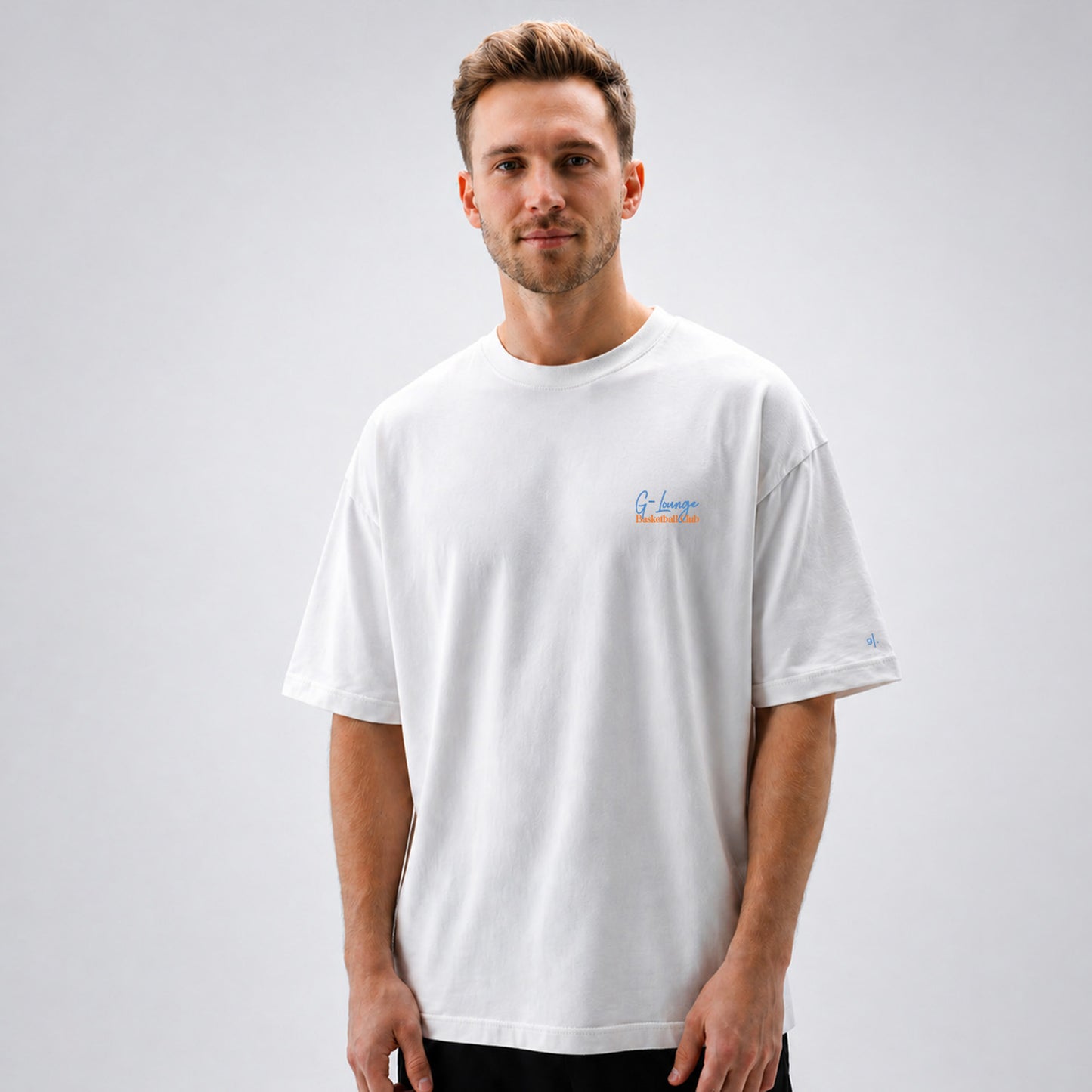 T-Shirt — Glossy Lounge Basketball Mom Minimal Logo Tee
