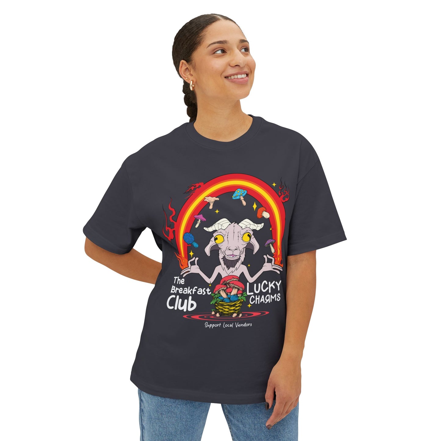 Copy of Lucky Charms Goat Tee — The Breakfast Club Graphic T-Shirt