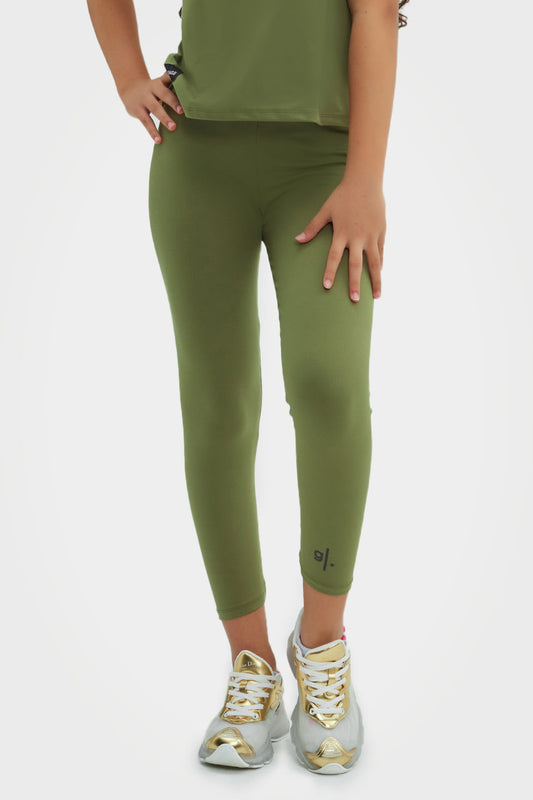 Leggings longs et durables à taille haute pour filles