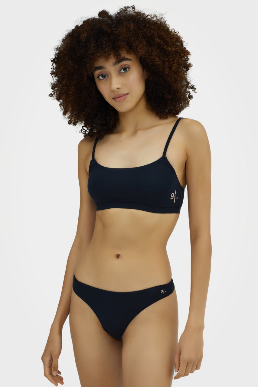 Soutien-gorge souple en bambou biologique pour femme