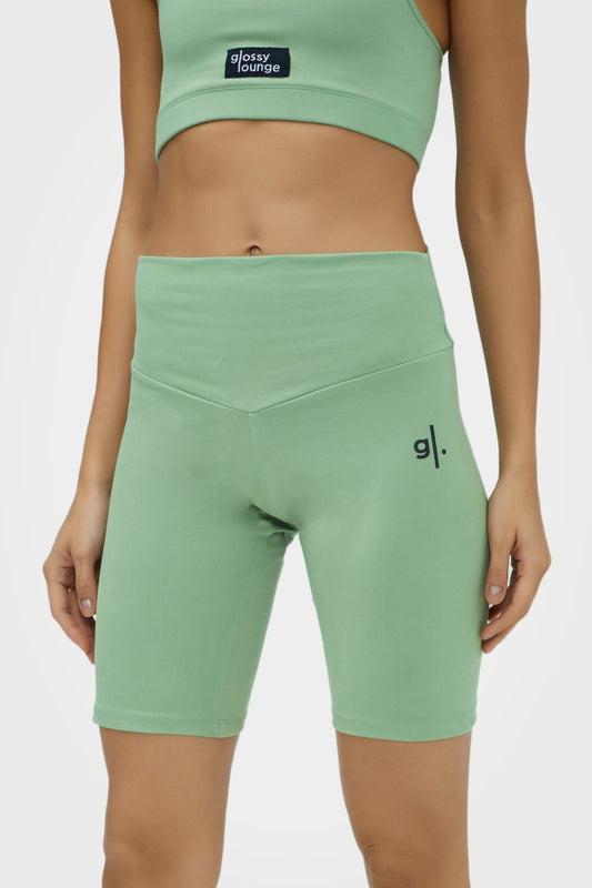 Short cycliste taille haute écoresponsable pour femmes