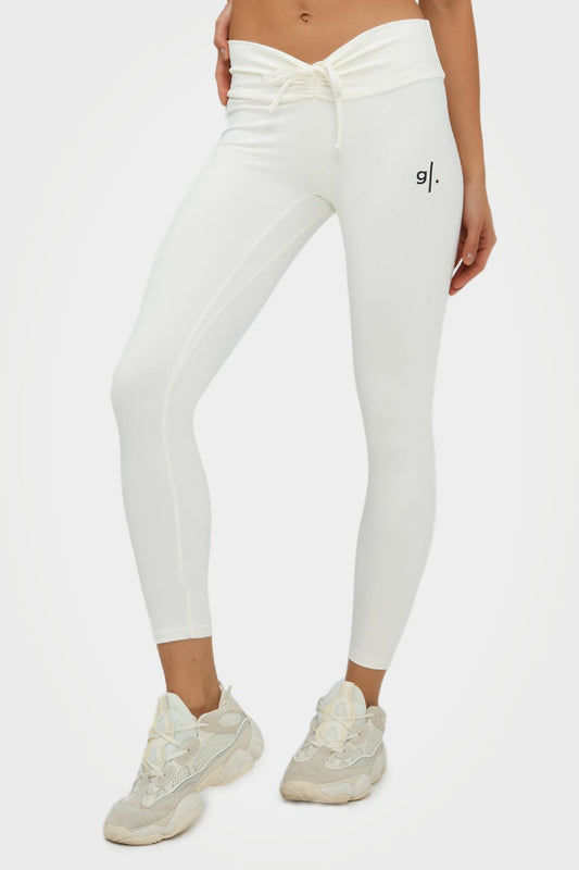 Leggings longs et éco-responsables pour femmes, taille basse, GL.
