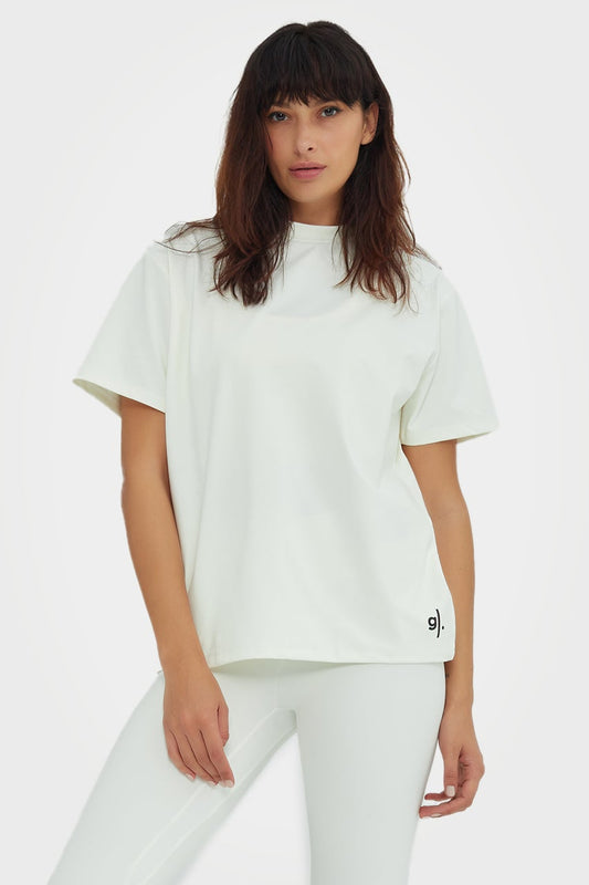T-shirt éco-responsable pour femme, coupe classique