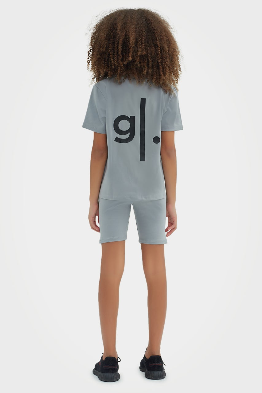 Short cycliste taille haute écoresponsable pour filles