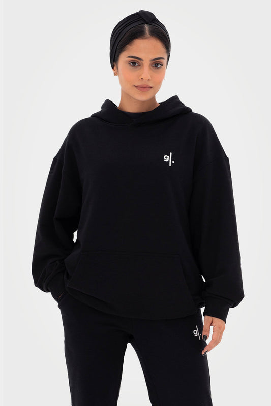 Sweat à capuche oversize en bambou bio pour femme