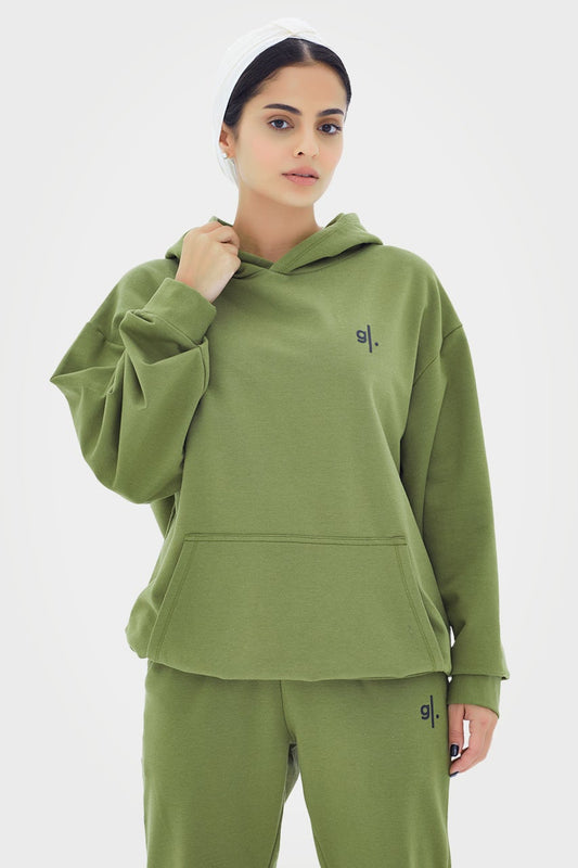 Sweat à capuche oversize en bambou bio pour femme