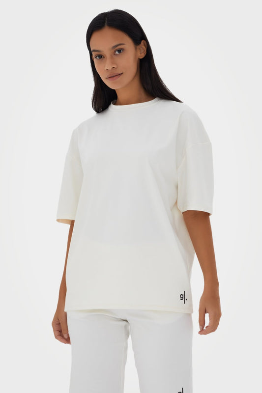 T-shirt oversize pour femmes, écoresponsable et adapté à toutes les morphologies