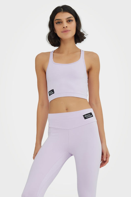 Soutien-gorge de sport durable pour femme, dos nageur, coupe longue