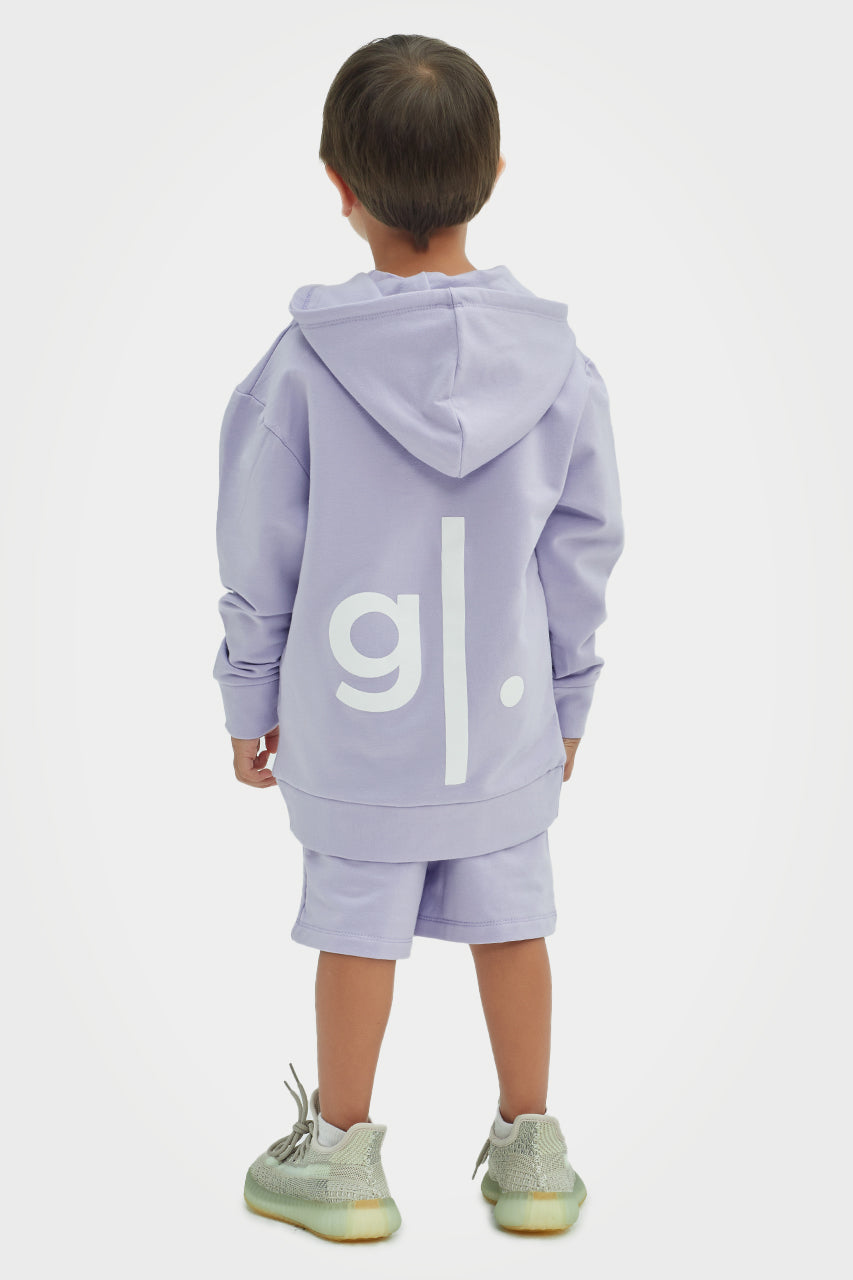 Sweat à capuche zippé confortable en bambou biologique pour garçons