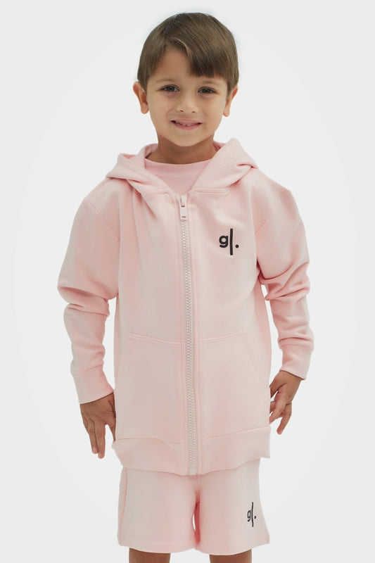 Sweat à capuche zippé confortable en bambou biologique pour garçons