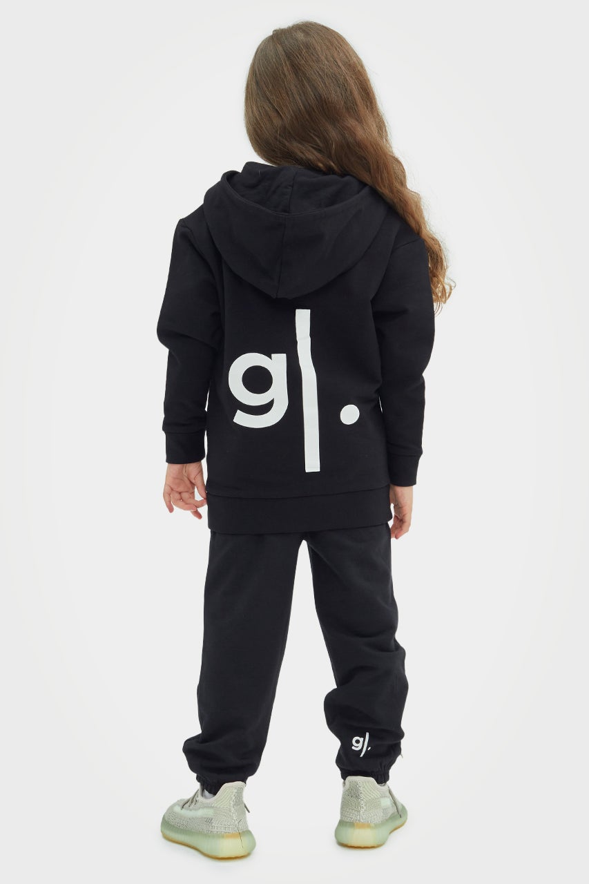 Sweat à capuche zippé en bambou bio pour filles