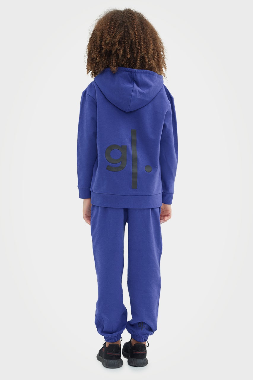 Sweat à capuche zippé en bambou bio pour filles