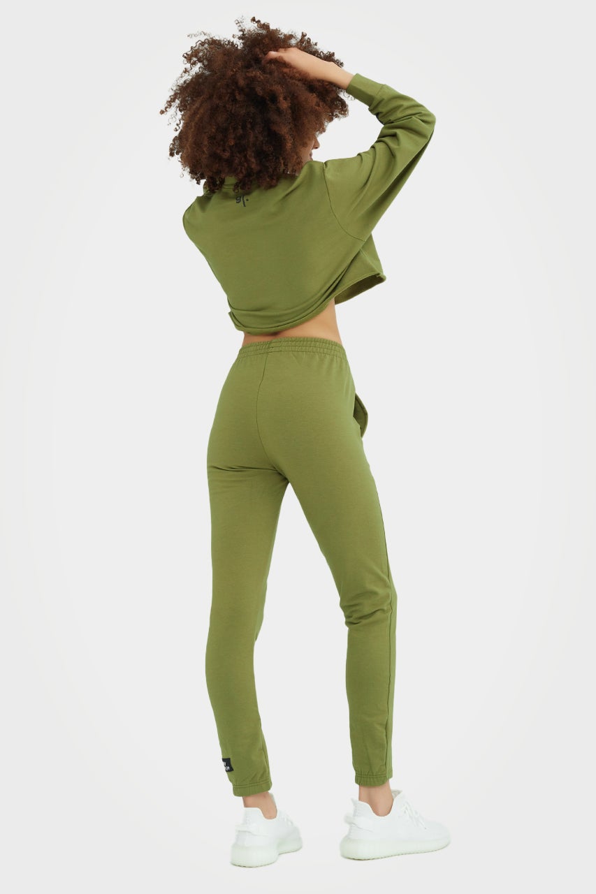 Pantalon de jogging moulant en bambou bio pour femmes