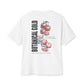 'Breathing Slow' Floral Graphic Oversized T-Shirt
