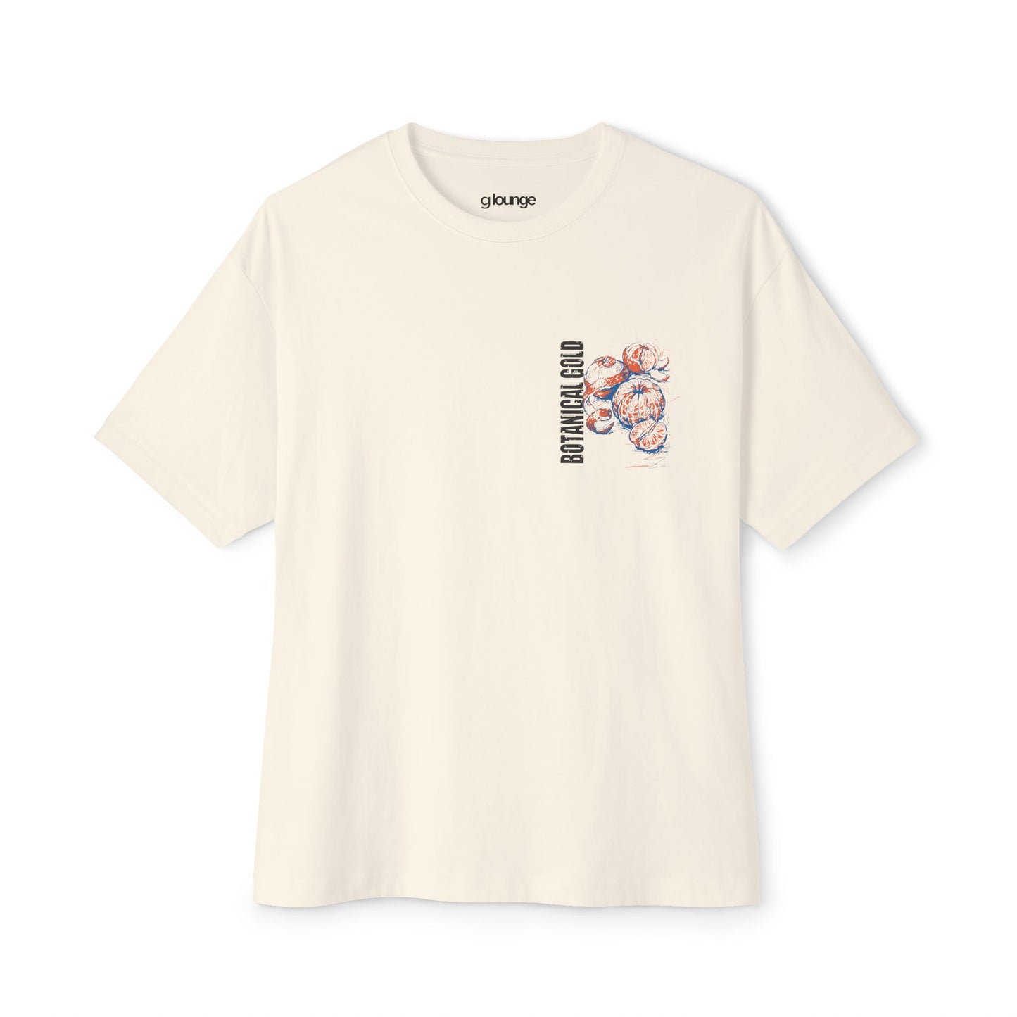 'Breathing Slow' Floral Graphic Oversized T-Shirt
