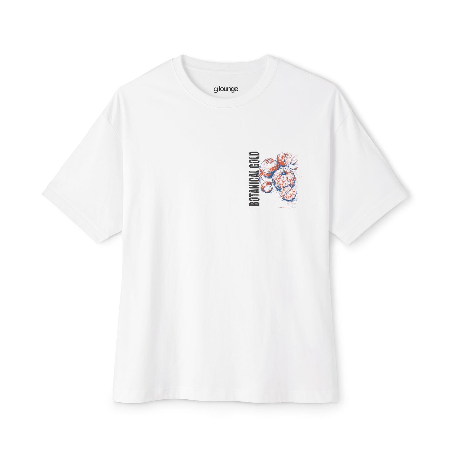 'Breathing Slow' Floral Graphic Oversized T-Shirt