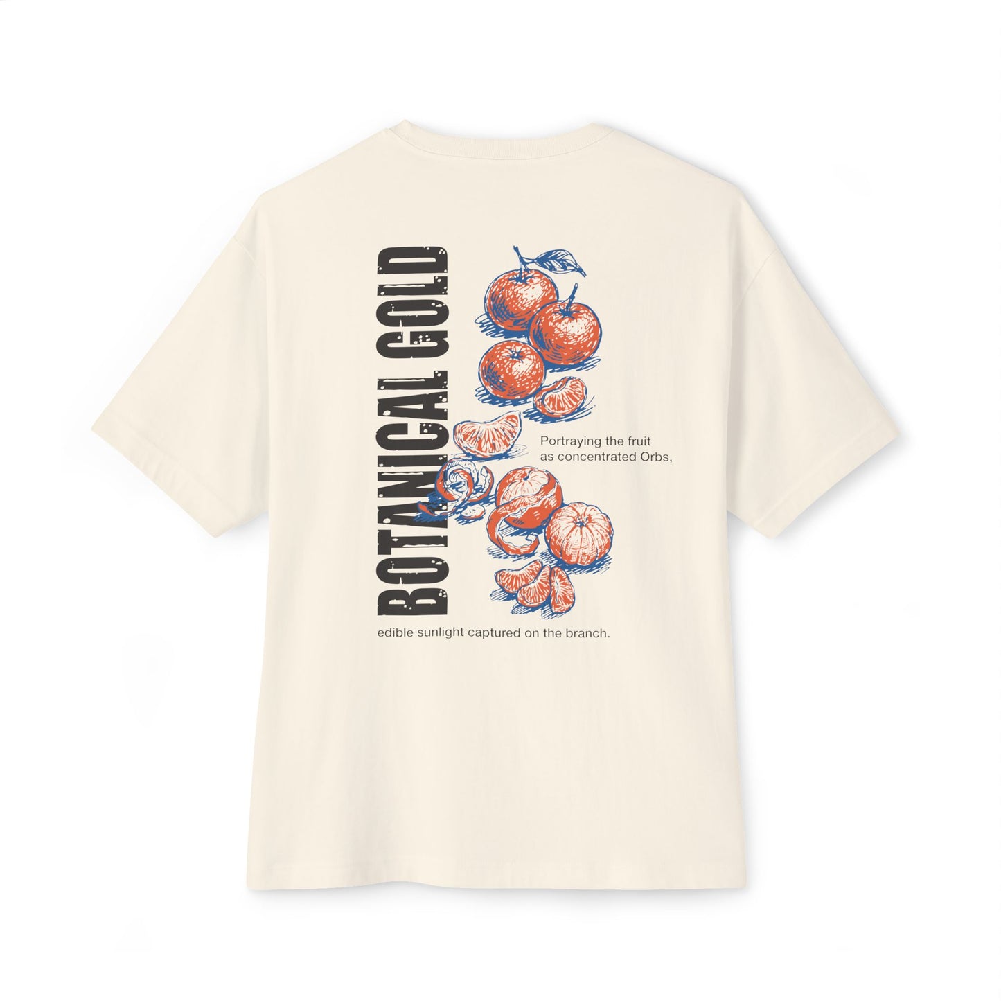 'Breathing Slow' Floral Graphic Oversized T-Shirt