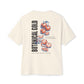 'Breathing Slow' Floral Graphic Oversized T-Shirt