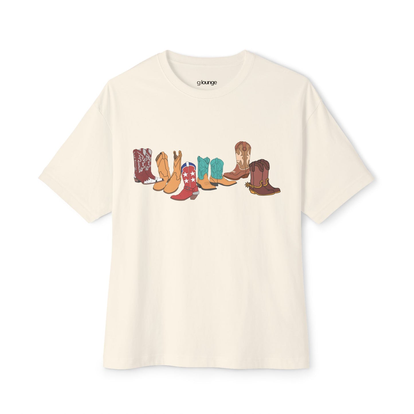 Cowboy Boot Lineup Graphic Tee