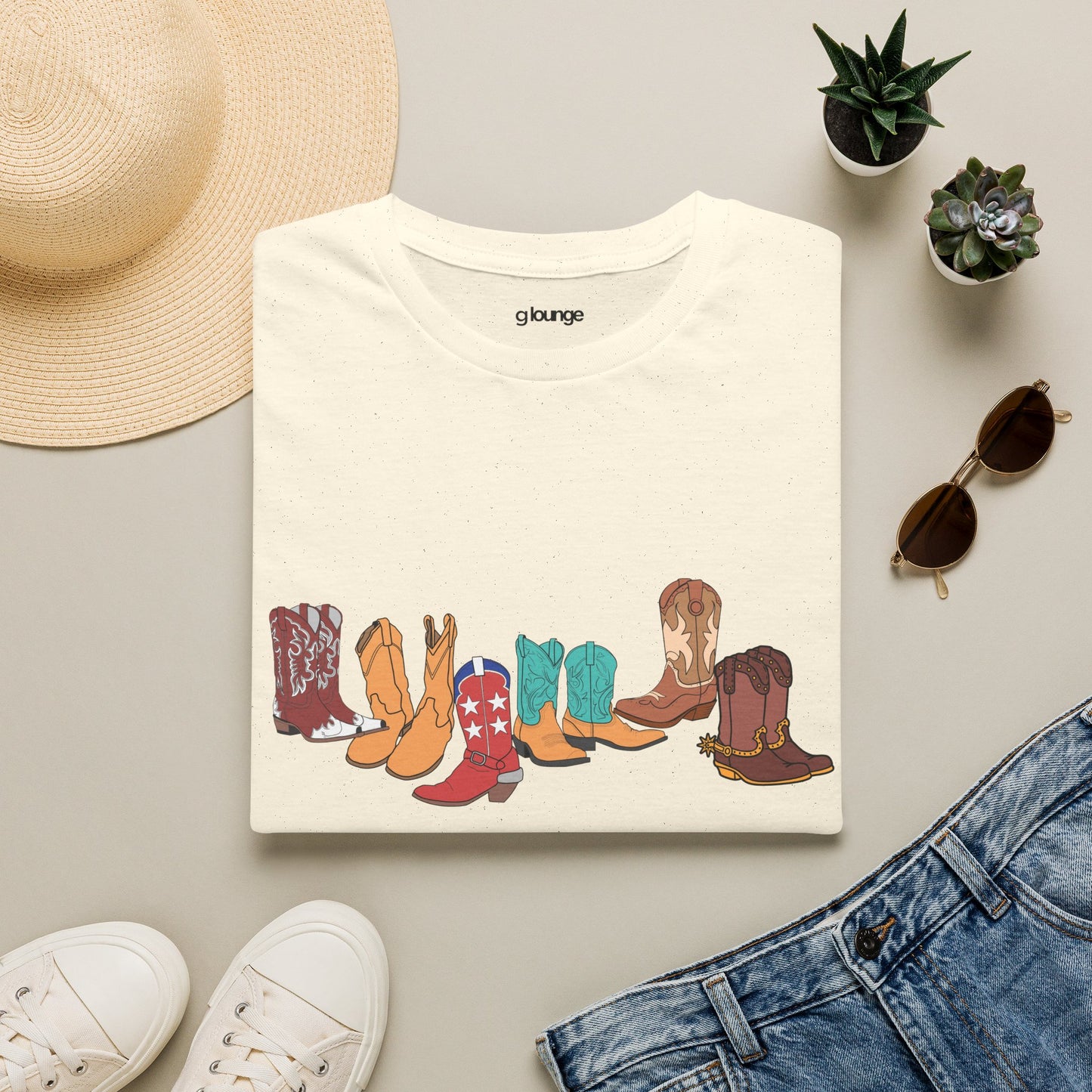 Cowboy Boots Graphic T-Shirt
