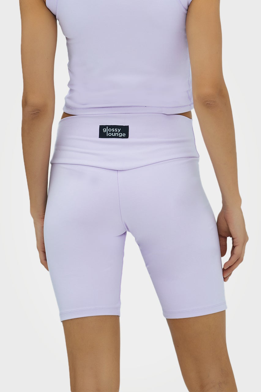 Short cycliste taille haute écoresponsable pour femmes