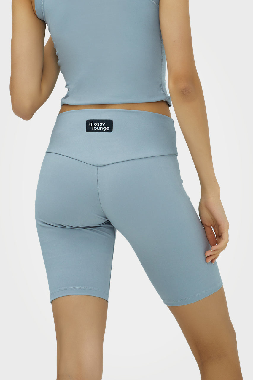Short cycliste taille haute écoresponsable pour femmes
