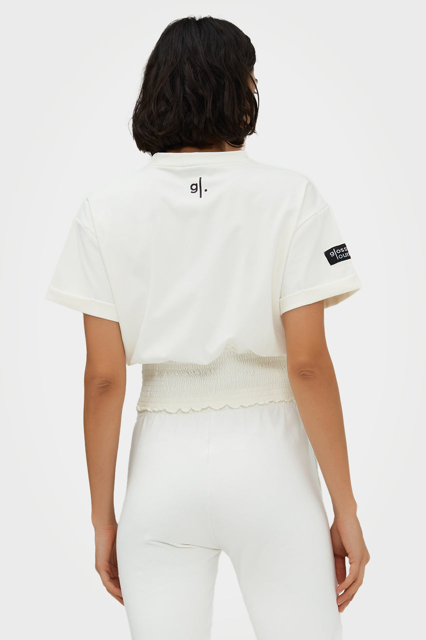 T-shirt court écoresponsable pour femmes