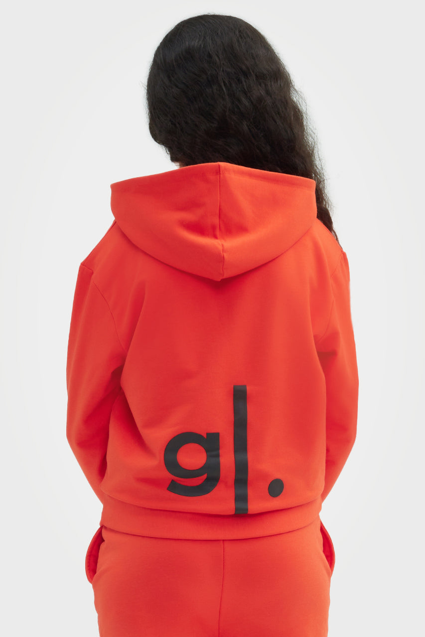 Sweat à capuche zippé en bambou bio pour filles