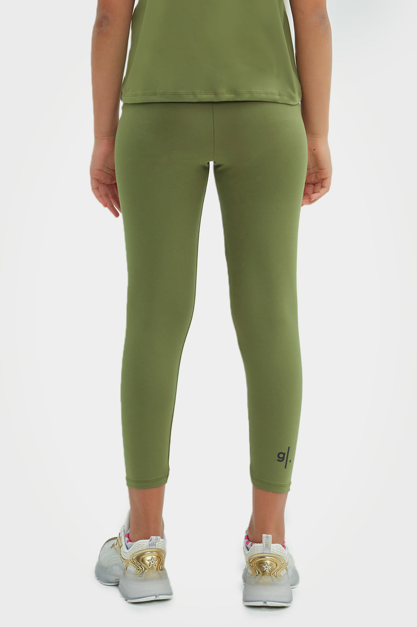 Leggings longs et durables à taille haute pour filles