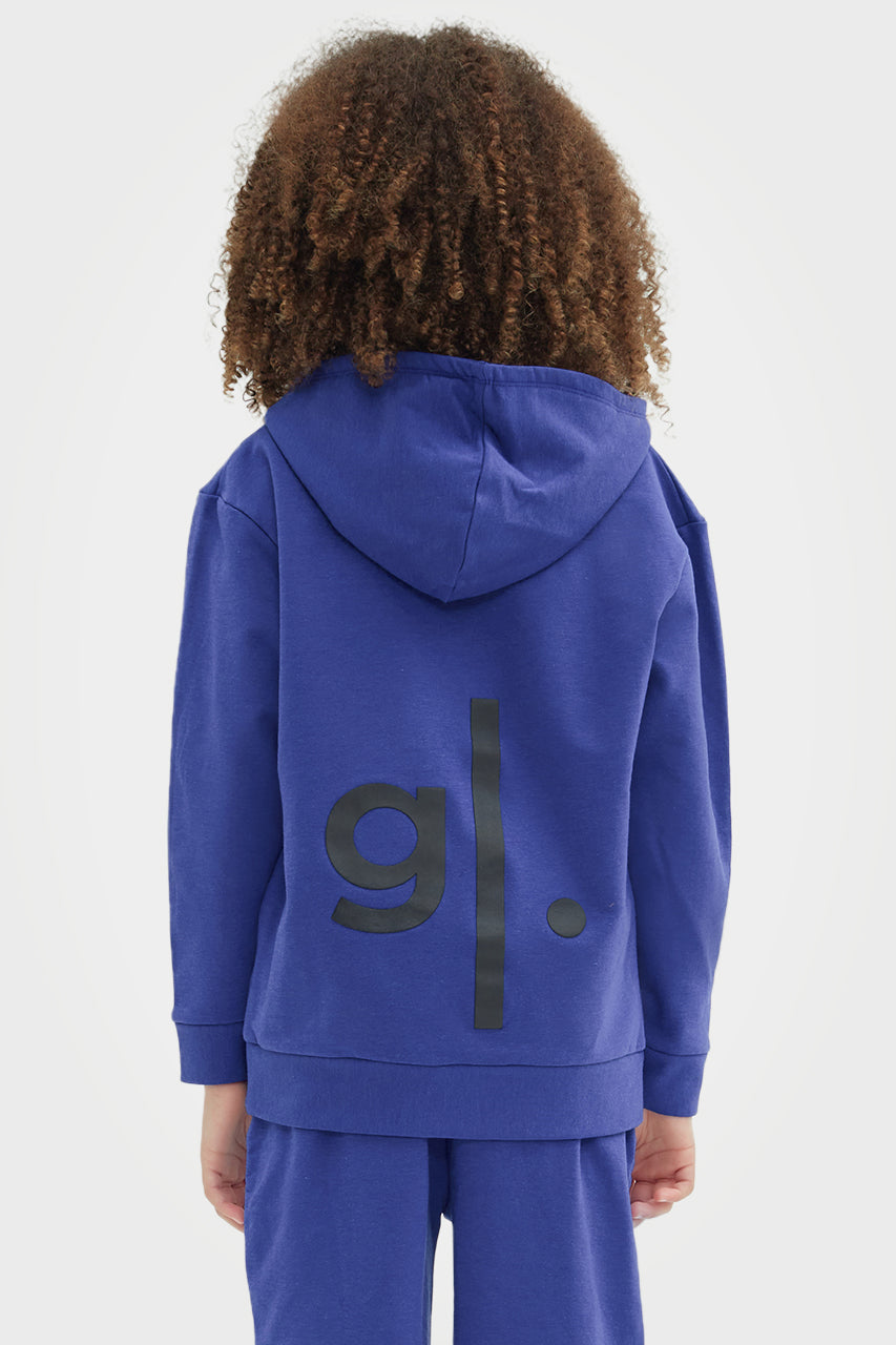 Sweat à capuche zippé en bambou bio pour filles