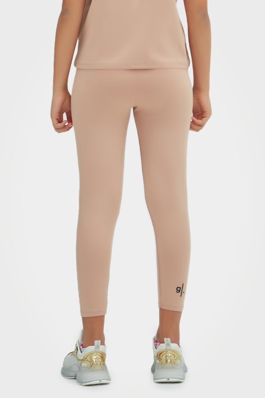 Leggings longs et durables à taille haute pour filles