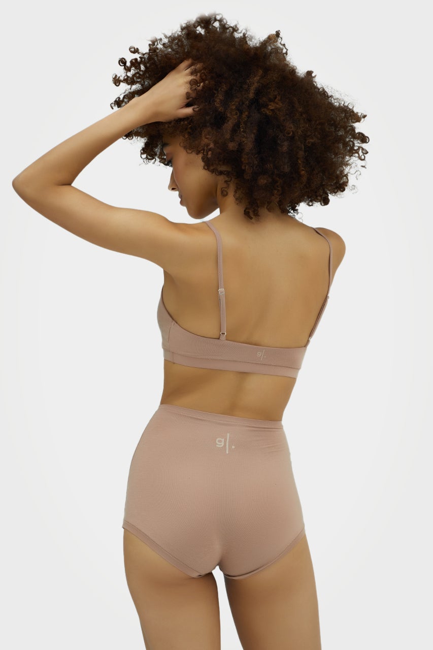 Culotte taille haute en bambou bio pour femme