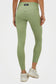 Leggings longs et éco-responsables pour femmes, taille basse, GL.
