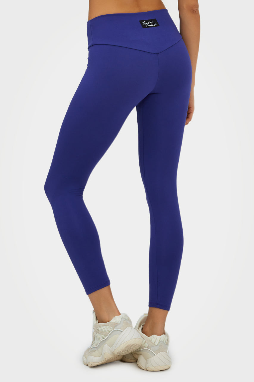 Leggings longs et éco-responsables pour femmes, taille basse, GL.