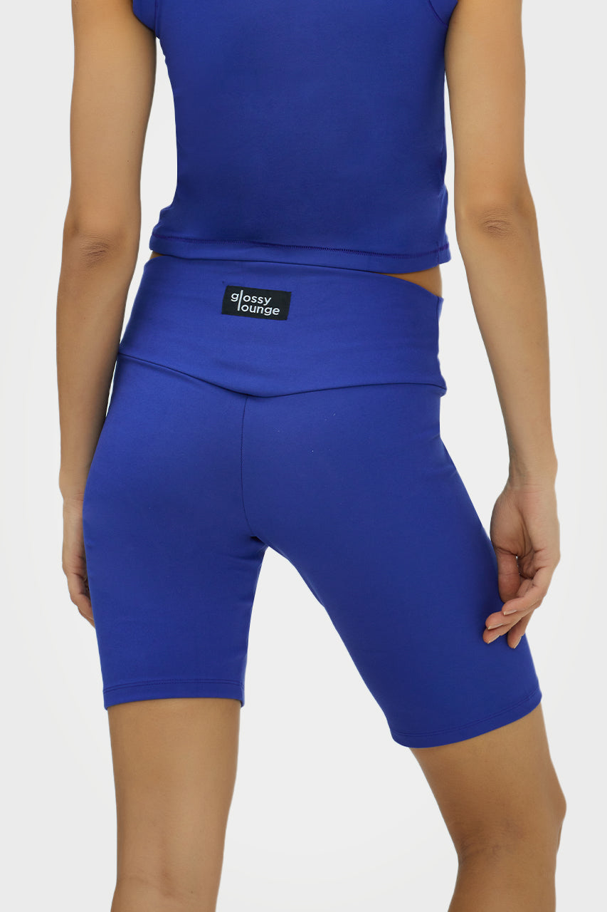 Short cycliste taille haute écoresponsable pour femmes