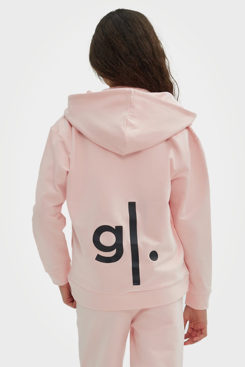 Sweat à capuche zippé en bambou bio pour filles