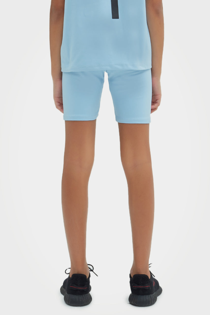 Short cycliste taille haute écoresponsable pour filles