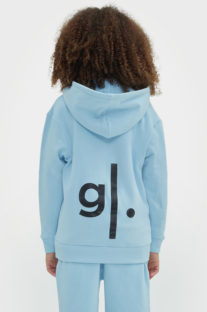 Sweat à capuche zippé en bambou bio pour filles