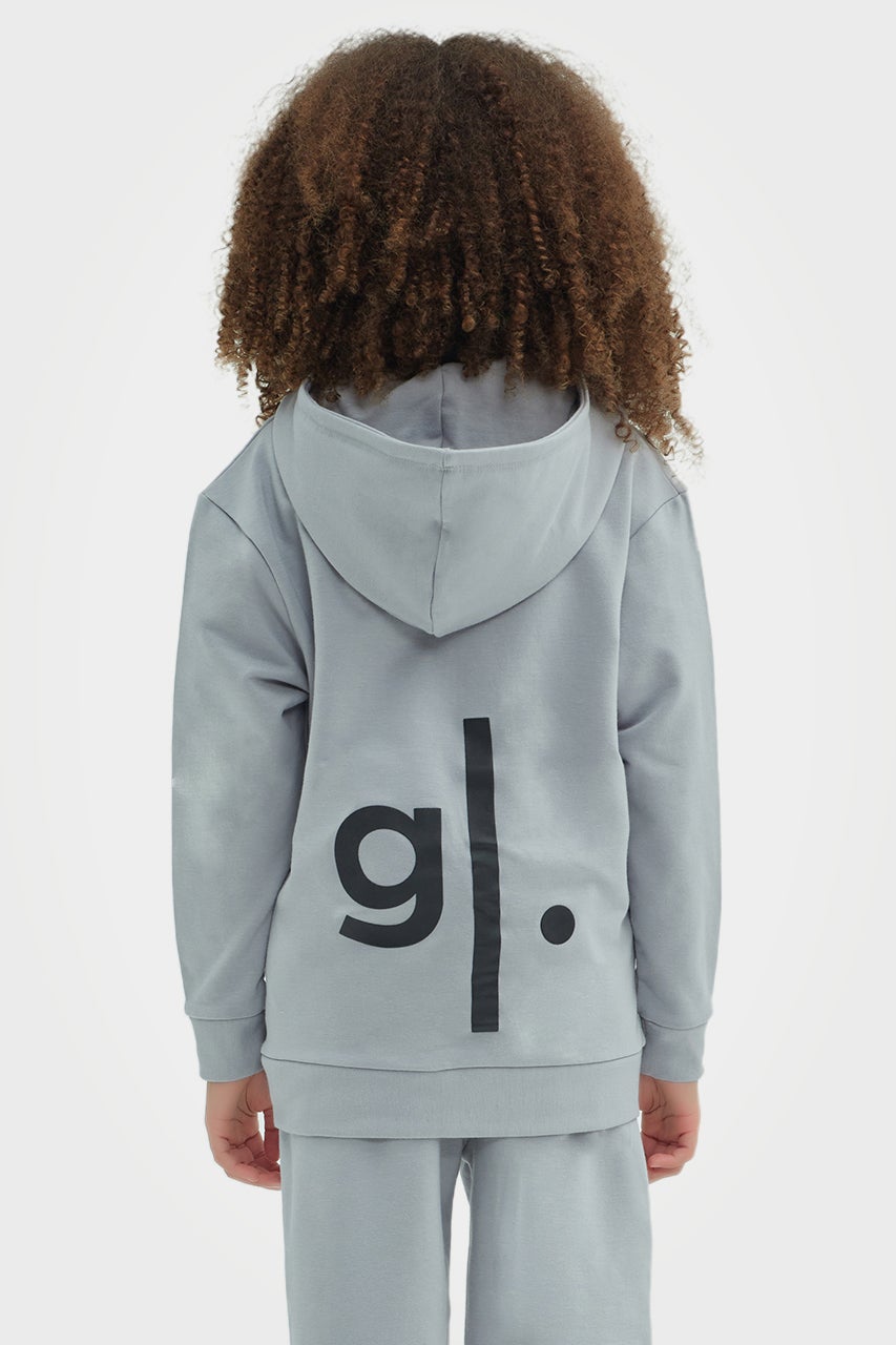 Sweat à capuche zippé en bambou bio pour filles