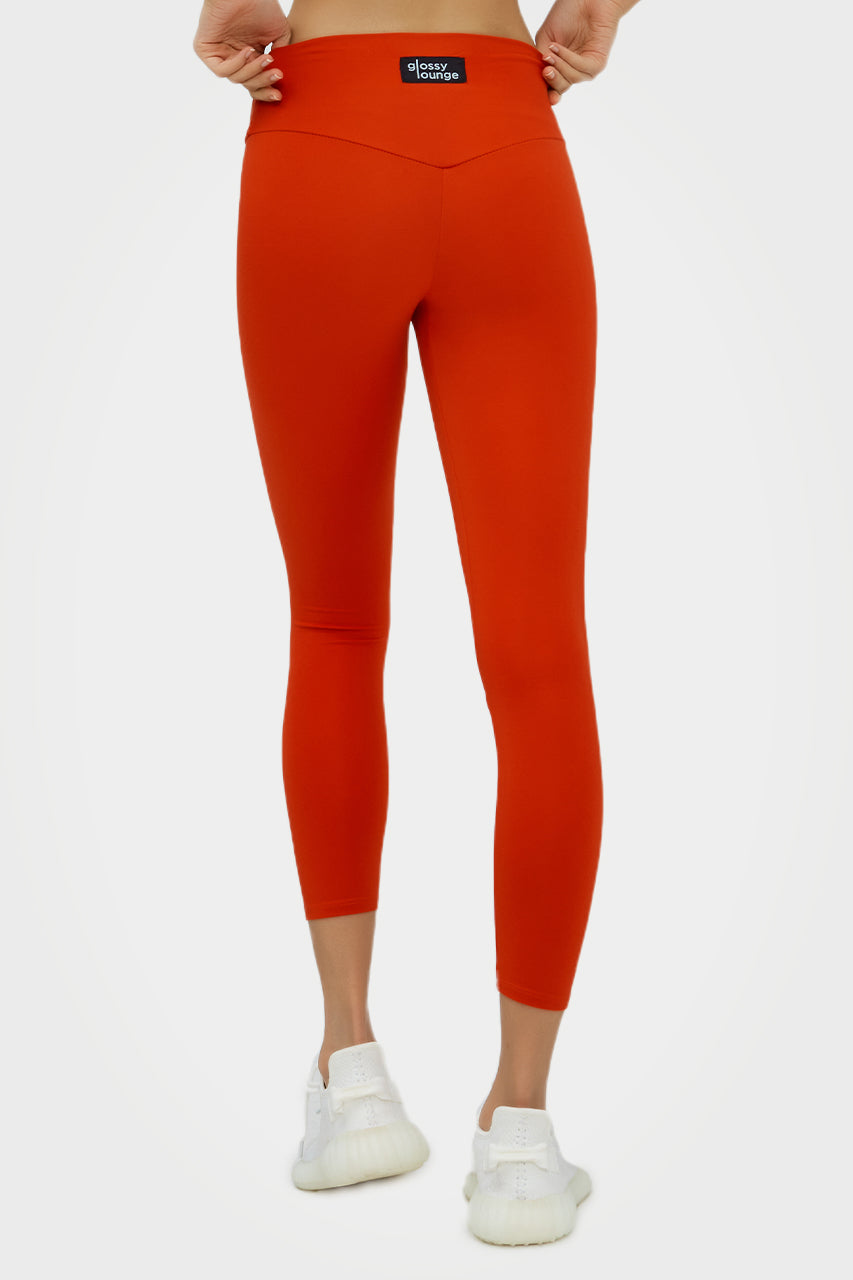 Leggings longs et éco-responsables pour femmes, taille basse, GL.