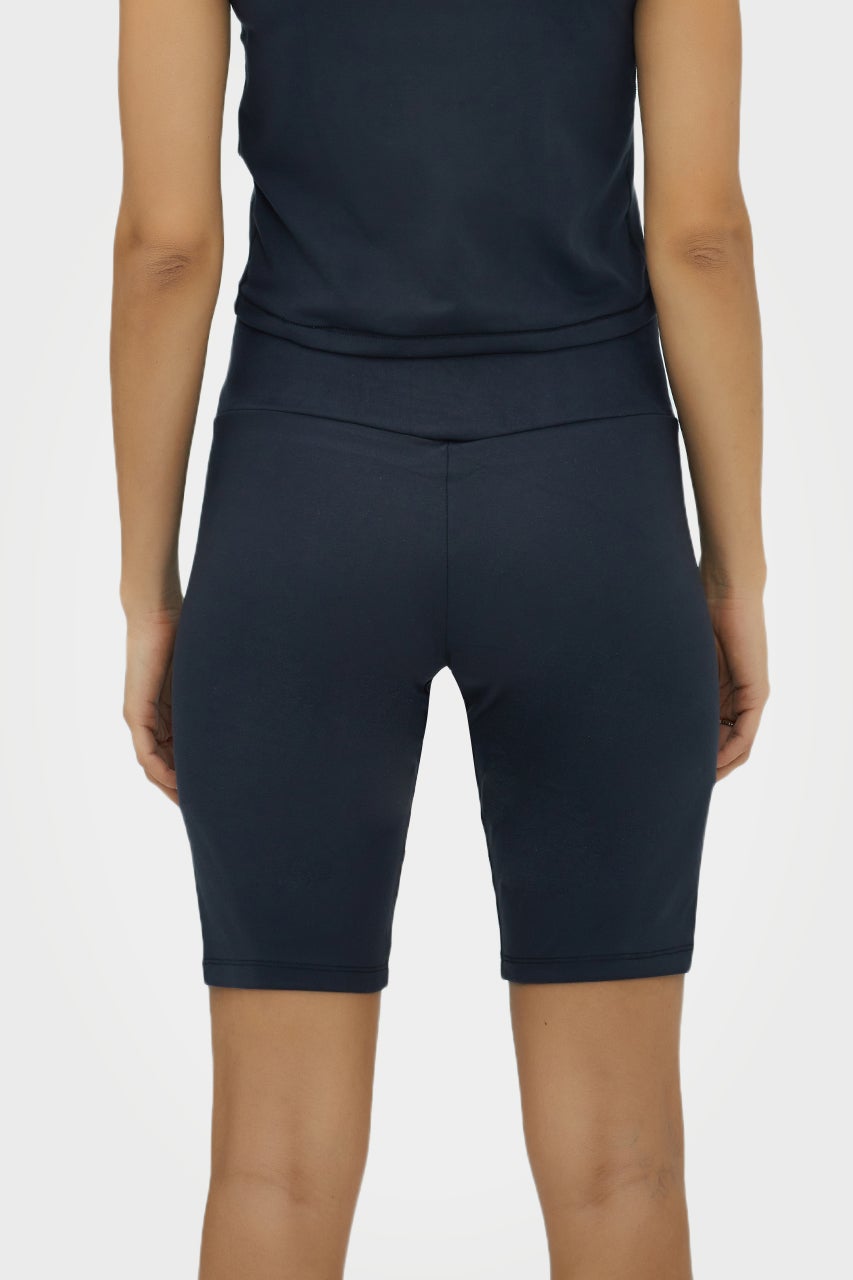 Short cycliste taille haute écoresponsable pour femmes