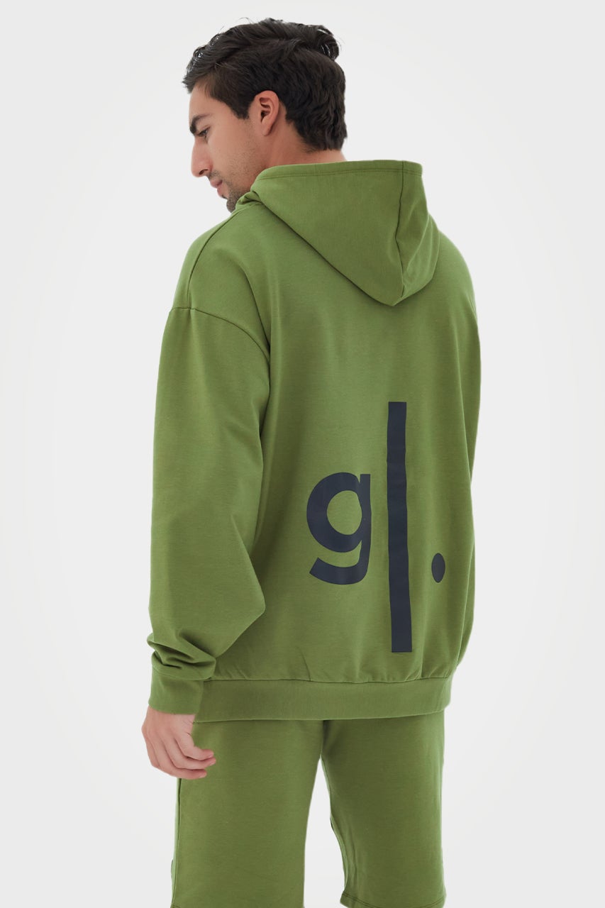 Sweat à capuche oversize pour homme en bambou bio