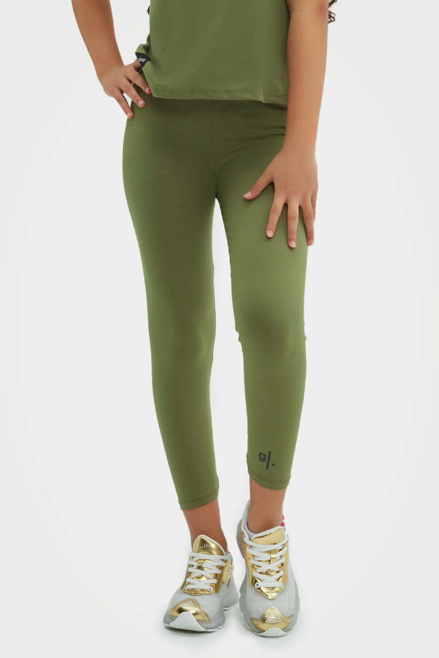 Leggings longs et durables à taille haute pour filles