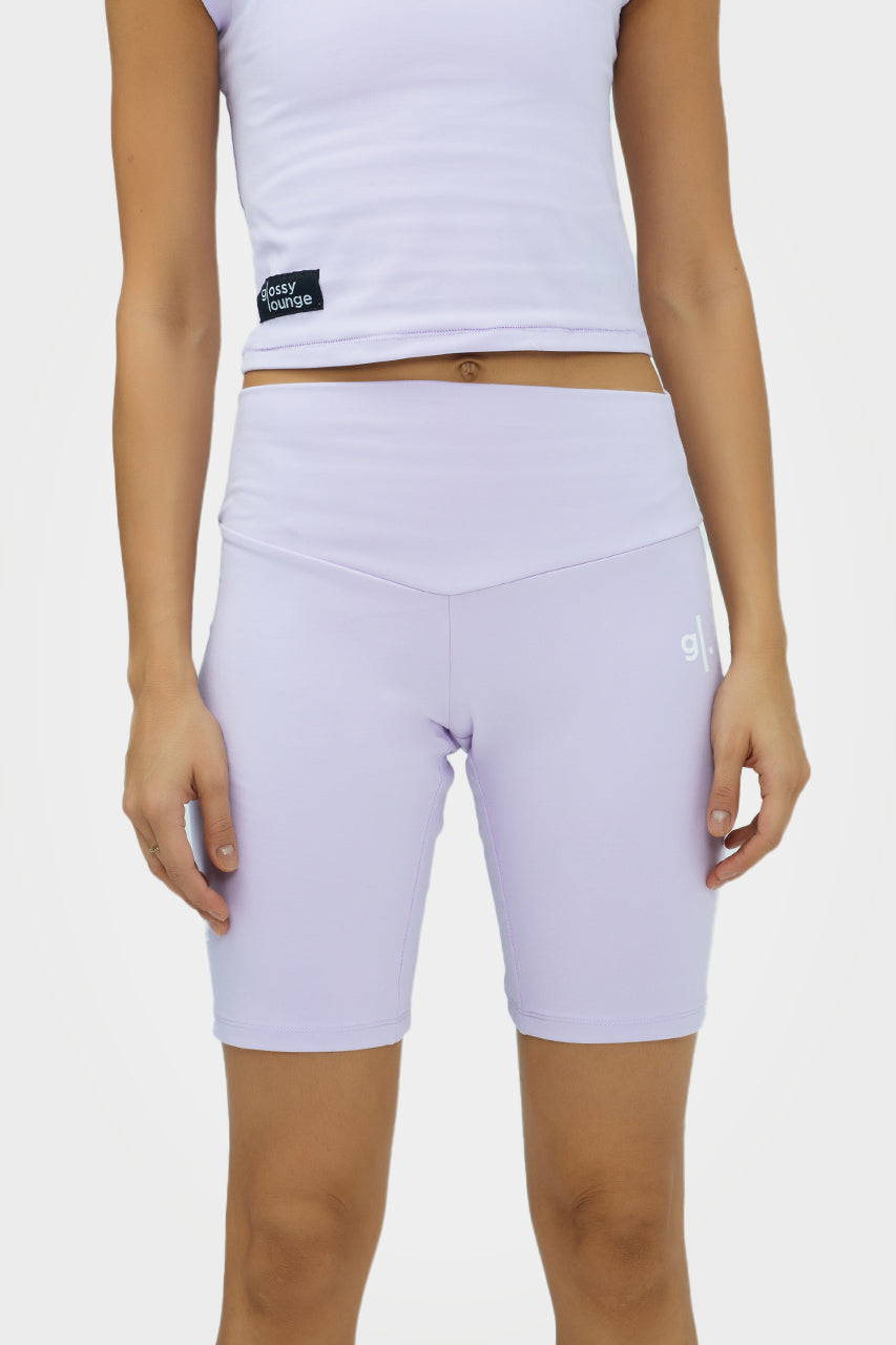 Short cycliste taille haute écoresponsable pour femmes