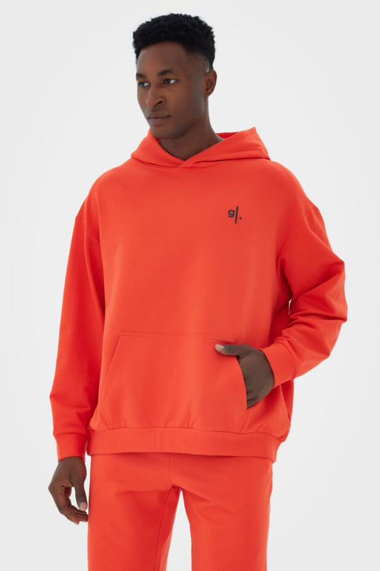 Sweat à capuche oversize pour homme en bambou bio