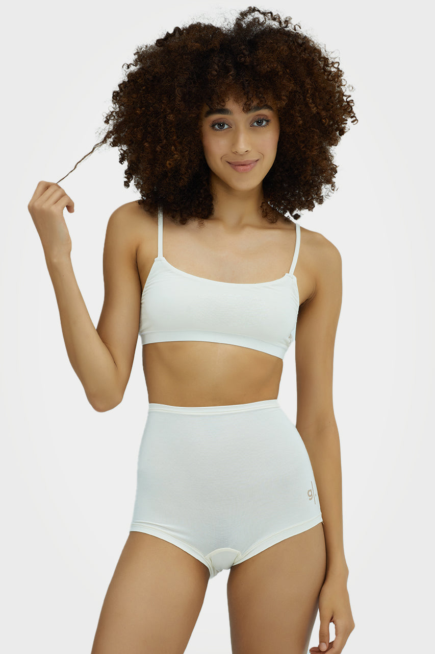 Culotte taille haute en bambou bio pour femme