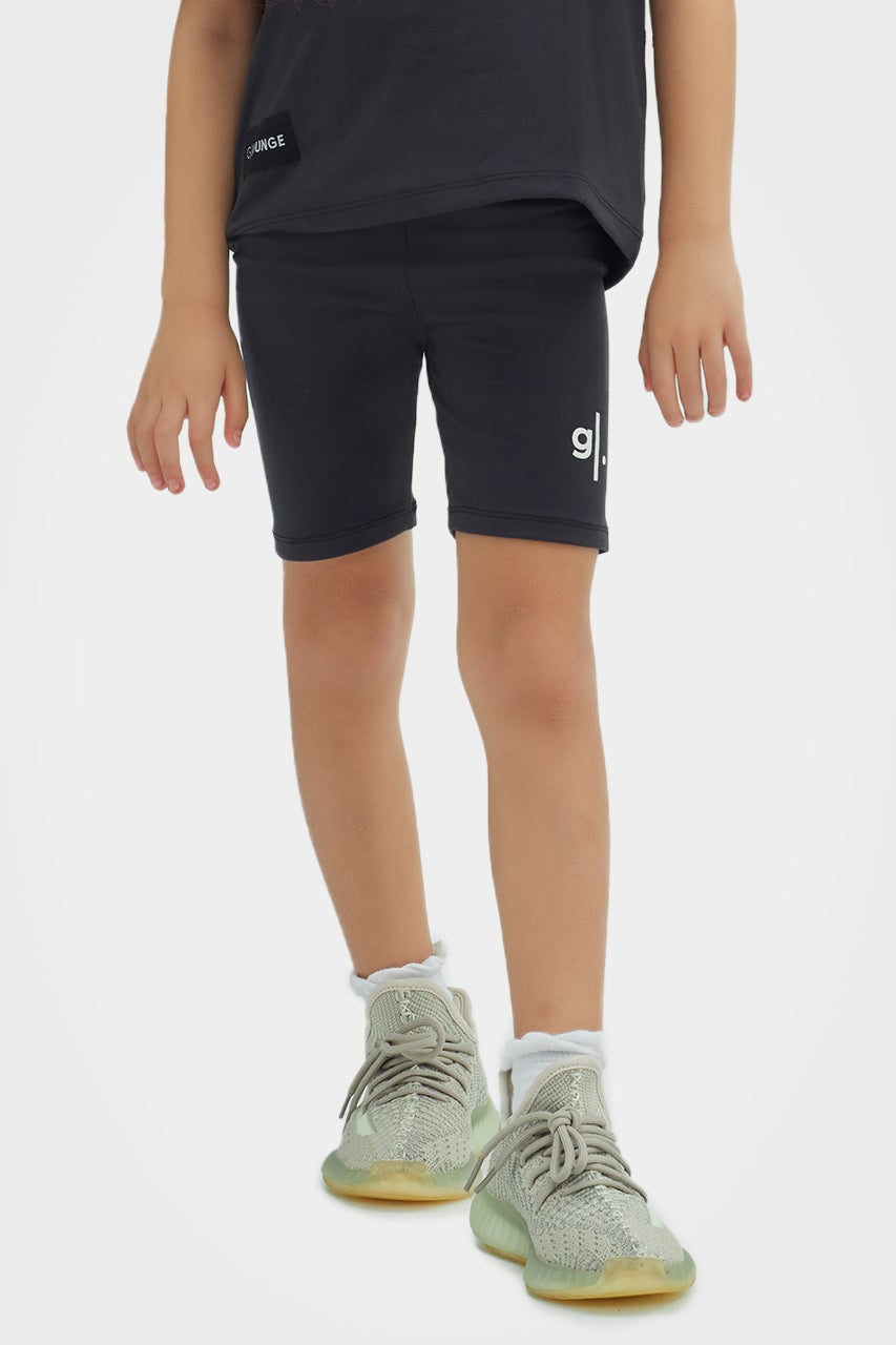 Short cycliste taille haute écoresponsable pour filles
