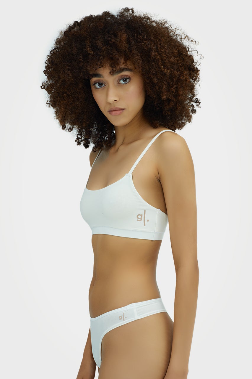 Soutien-gorge souple en bambou biologique pour femme