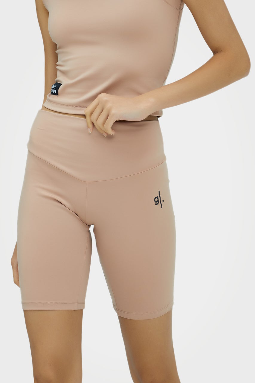 Short cycliste taille haute écoresponsable pour femmes